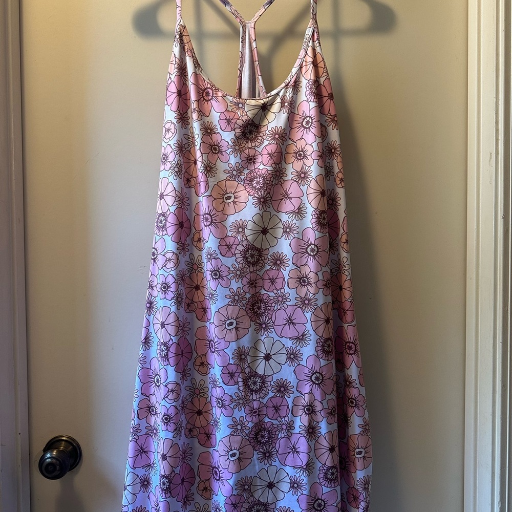 Floral Pink Activewear Dress